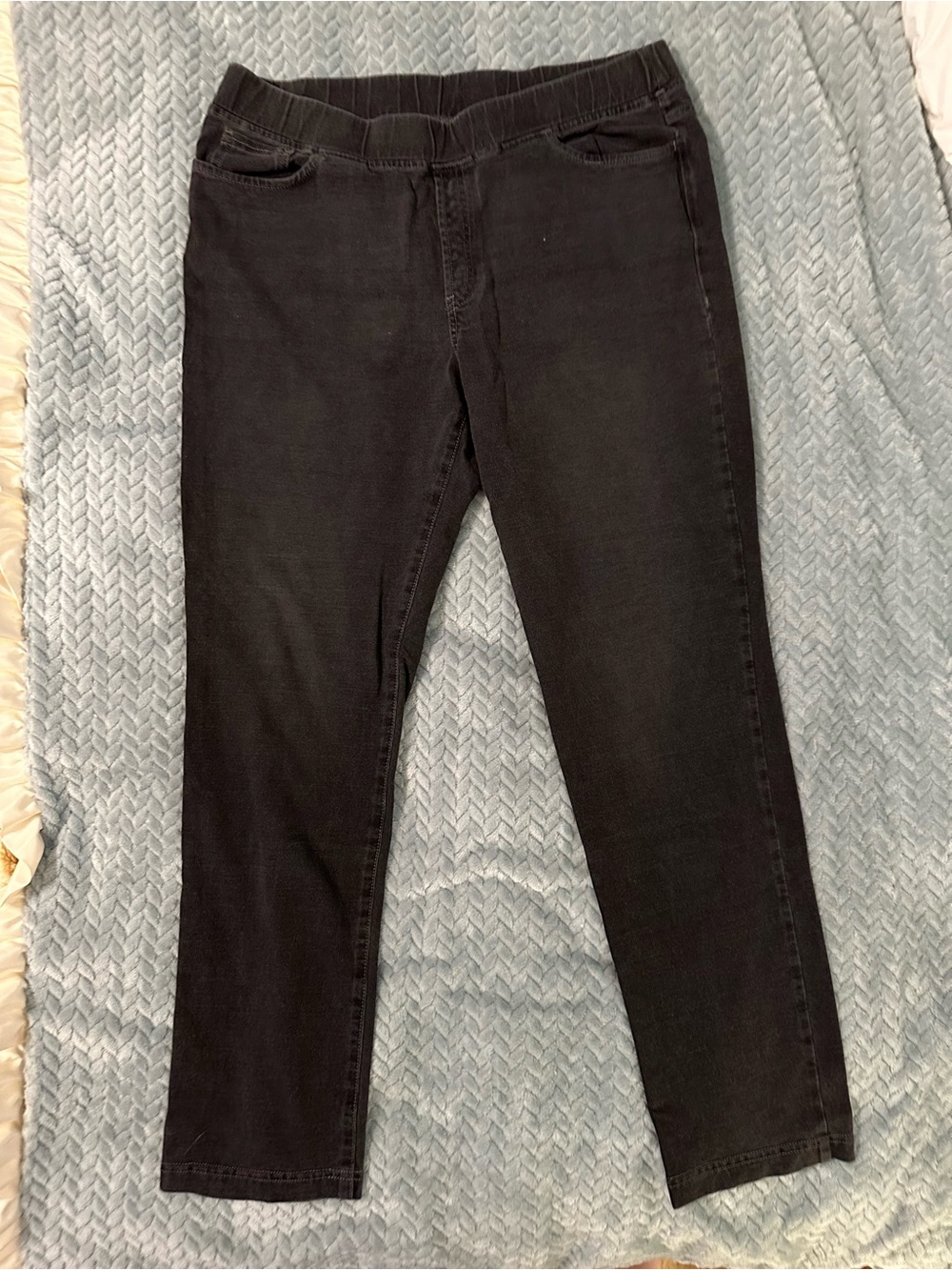 J. Jill Men's Slim Straight Black Jeans